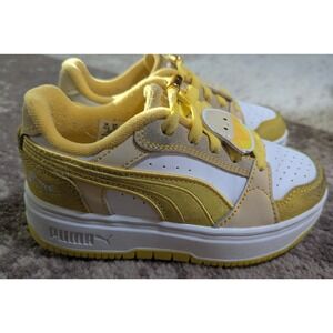 Puma Squishmallow Rebound Femme Junie Girls Yellow Sneaker 12.5C